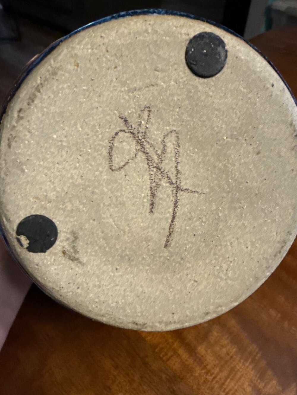 Vintage Minnesota Wild Rice Stoneware Crock Loon– 7” Handcrafted Pottery Jar Sig - Picture 5 of 5